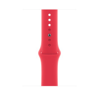 Pasek do Apple Watch 45mm Silicone - czerwony