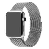 Rzeszów Bransoleta mediolańska Apple ze stali nierdzewnej do Apple Watch 45/49 mm srebrna