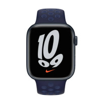 Pasek do Apple Watch 45mm silikonowy Nike+ - granatowy