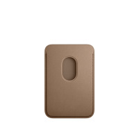 Portfel Apple z tkaniny FineWoven z MagSafe do iPhonea Find My - jasnobeżowy