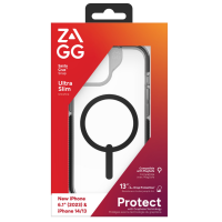 Etui iPhone 15 ZAGG Santa Cruz Snap MagSafe - przezroczyste