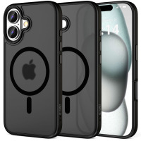 Etui do iPhone 16 Tech-Protect MagMat MagSafe matte black - czarne