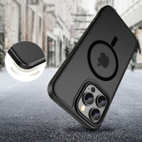 Etui do iPhone 16 Pro Max Polska Tech-Protect MagMat MagSafe matte black - czarne