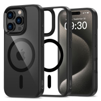 Etui do iPhone 16 Pro Max RzeszówTech-Protect MagMat MagSafe black clear - przezroczyste