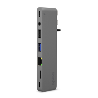 Przejściówka Epico USB-C Hub Pro III - szara