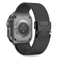 Pasek Apple Watch Rzeszów 44-49 Tech-Protect Milano Black - czarny