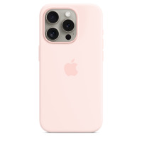 MT1F3ZM/A Etui do iPhone 15 Pro Apple Silicone MagSafe - Jasny róż