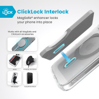 Etui do iPhone 16 Rzeszów Speck Presidio ClickLock MagSafe clear - przezroczyste