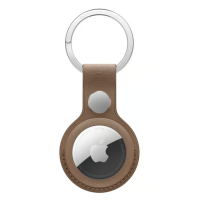 Apple FineWoven brelok do AirTaga taupe - brązowy