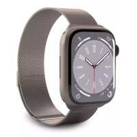 Pasek do Apple Watch 44/45/46/49mm Puro Milanese Magnetic Band titanium