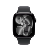 RZESZÓW Apple Watch S11 42mm aluminium onyks pasek sportowy czarny M/L MEQU4MP/A