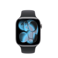 MEV44MP/A Apple Watch S11 46mm aluminium gwiezdnej szarości z paskiem sport. czarnym M/L RZESZÓW