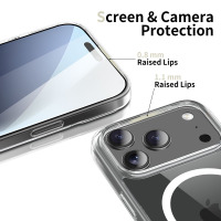 5906302319473 Etui do iPhone 17 Pro Tech-Protect Flexair Hybrid MagSage clear - przezroczyste Rzeszów