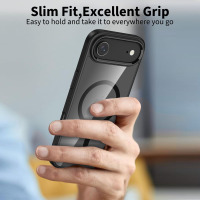 Kraków Etui do iPhone 17 Air Tech-Protect MagMat MagSafe black clear 5906302319909