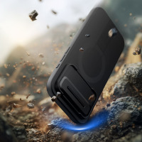 Kraków Etui  iPhone 17 Air Tech-Protect Kevlar Aura MagSafe black 5906302331666