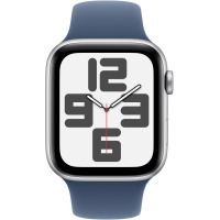 Rzeszów Apple Watch SE2 44mm aluminium w kolorze srebrnym z opaską sportową w kolorze błękitnego obłoku MXET3ET/A