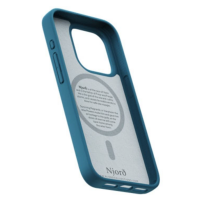 Warszawa Etui iPhone 15 Pro Njord Fabric MagSafe niebieski 8720574622256