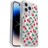 Etui do iPhone 14 Pro Max OtterBox Symmetre+ przezroczyste Cherry on top