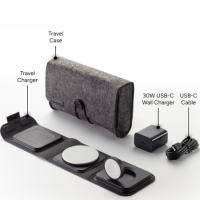 Ładowarka 3 w 1 Mophie Travel charger MagSafe do iphone airpods apple watch 401311507 czarna