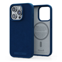 8720574622218 Etui iPhone 15 Pro Njord Suede MagSafe niebieskie RZESZÓW