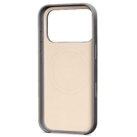 Szafirowo-szare etui Beats MagSafe do iPhone 17 Pro z widocznym od wewnątrz beżowym wykończeniem, wycięciem na aparat oraz zintegrowanym pierścieniem