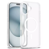 Etui do iPhone 17 Crong Hybrid Matte MAG Cover białe