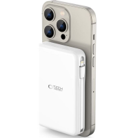 Powerbank Tech-Protect PB31 LifeMag Magnetic 10000 mAh biały 5906302309276
