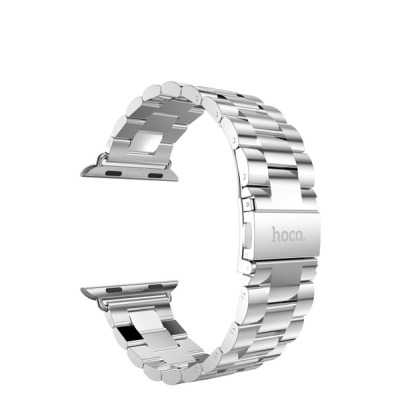 Bransoleta do Apple Watch 42/44/45/49 mm Hococase ze stali nierdzewnej - srebrna
