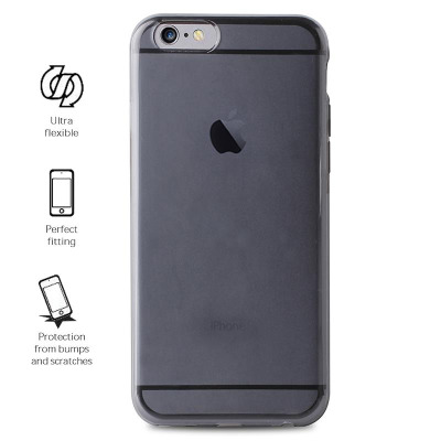 Etui do iPhone 7 PURO Plasma Cover Czarne przezroczysty