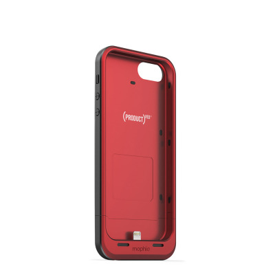 Etui z baterią 1500mAh do iPhone 5/5S/SE Mophie Juice Pack Helium - czerwone