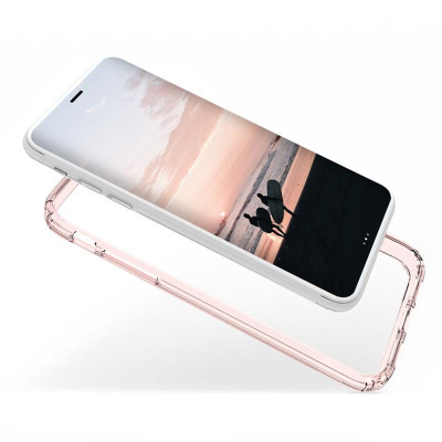 Etui do iPhone X/Xs Zizo PC+TPU Case -  różowe