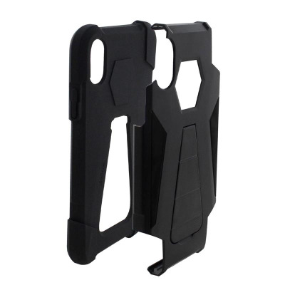Etui iPhone X/Xs Zizo Dual Layered Hybrid Cover - czarne