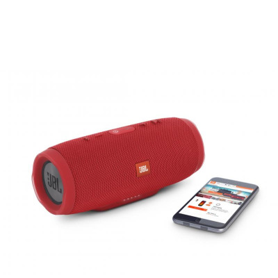 Głośnik mobilny JBL Charge 3  - czerwony