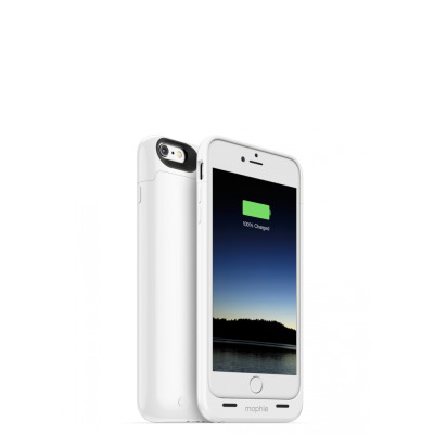 Etui z baterią 2600mAh do iPhone 6/6S plus Mophie Juice Pack - białe