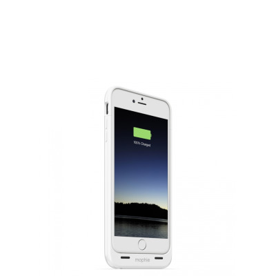 Etui z baterią 2600mAh do iPhone 6/6S plus Mophie Juice Pack - białe