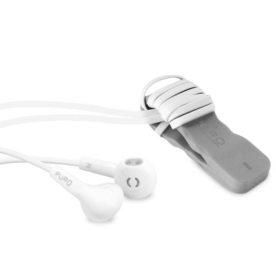 PURO Braided Cable - Kabel MFi z Lightning + klips + Aluminum Connector 1m (Silver)