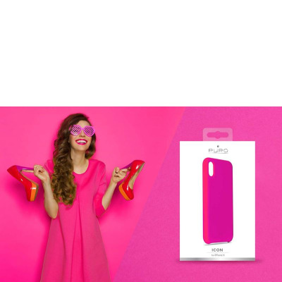 Etui do iPhone 6/6s/7/8/SE 2020 PURO ICON Cover - różowe 