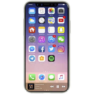 Etui do iPhone X Krusell Sandby Cover - piaskowe