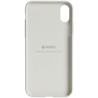 Etui do iPhone X Krusell Sandby Cover - piaskowe