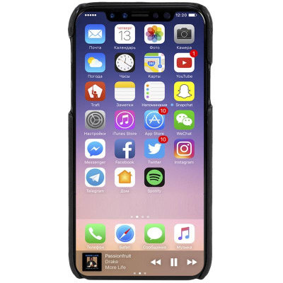 Etui do iPhone X Krusell Sunne Cover - czarne
