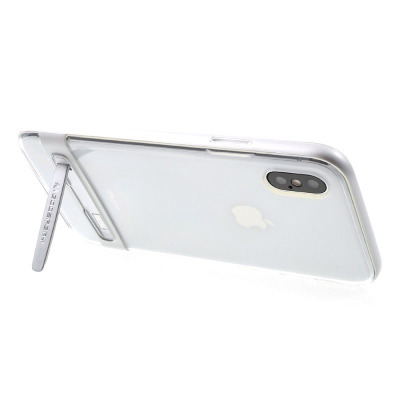 Etui do iPhone X Mercury Dream Bumper - srebrne