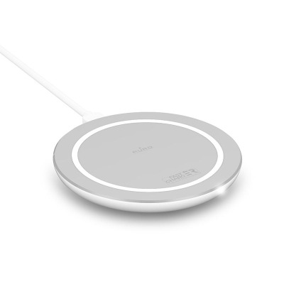 Ładowarka indukcyjna QI PURO Ultra Compact Wireless Charging Station - biała