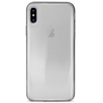Etui do iPhone X PURO 0.3 Nude - przezroczysty