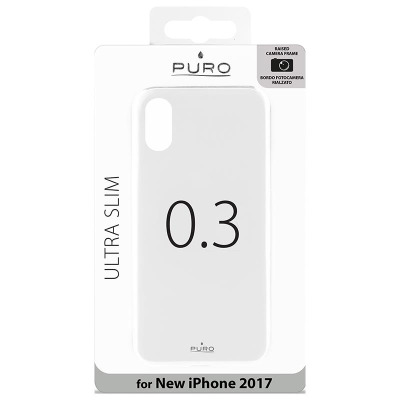 Etui do iPhone X PURO Ultra Slim - przezroczyste 