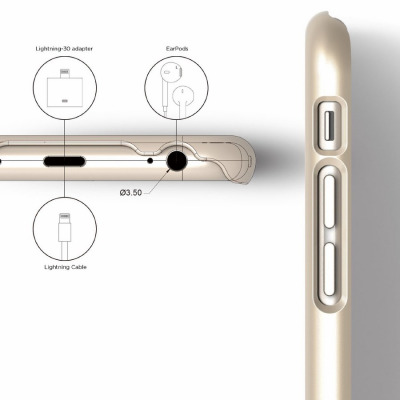 Etui do iPhone 6 Plus/6S Plus Elago Slim Fit 2 - złote