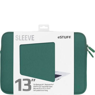 Etui do MacBook Pro 13 eSTUFF Sleeve Fits - zielone