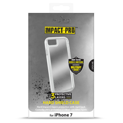 Etui do iPhone 7/8/SE 2020 PURO Impact Pro Hard Shield - białe 