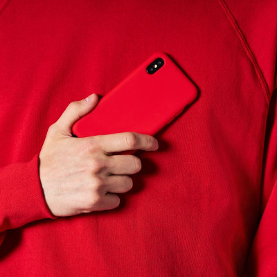 PURO ICON Cover - Etui iPhone X (czerwony) Limited edition