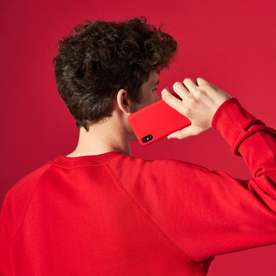 PURO ICON Cover - Etui iPhone X (czerwony) Limited edition
