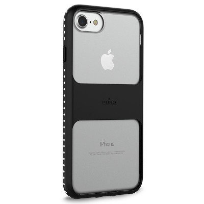 Etui do iPhone 6/6s/7/8/SE 2020 PURO Impact Pro Magnet Shield - czarne 